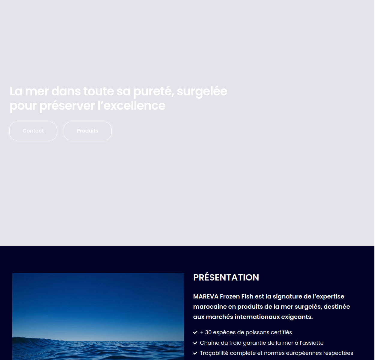 Mareva frozenfish